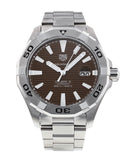 Tag Heuer Aquaracer Sunray Brown Dial Watch for Men - WAY2018.BA0927