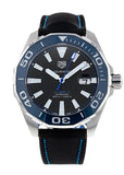 Tag Heuer Aquaracer Calibre 5 Automatic Black Dial Black Nylon Strap Watch for Men - WAY201C.FC6395