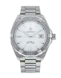 Tag Heuer Aquaracer Automatic White Dial Silver Steel Strap Watch for Men - WAY2111.BA0928