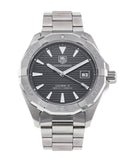 Tag Heuer Aquaracer Automatic Anthracite Grey Dial Silver Steel Strap Watch for Men - WAY2113.BA0928
