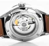 Tag Heuer Carrera Calibre 5 Automatic White Dial Brown Leather Strap Watch for Men - WAR201D.FC6291