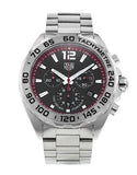 Tag Heuer Formula 1 Chronograph Black Dial Silver Steel Strap Watch for Men - CAZ101Y.BA0842