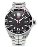 Tag Heuer Formula 1 Senna Limited Edition Black Dial Silver Steel Strap Watch for Men - WAZ1012.BA0883