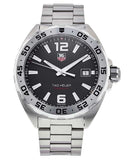 Tag Heuer Formula 1 Black Dial Silver Steel Strap Watch for Men - WAZ1112.BA0875
