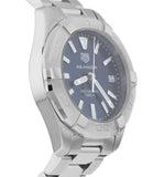 Tag Heuer Aquaracer Quartz Blue Dial Silver Steel Strap Watch for Women - WBD1312.BA0740