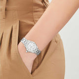 Tag Heuer Aquaracer Diamonds White Mother of Pearl Dial Silver Steel Strap Watch for Women - WBD1314.BA0740