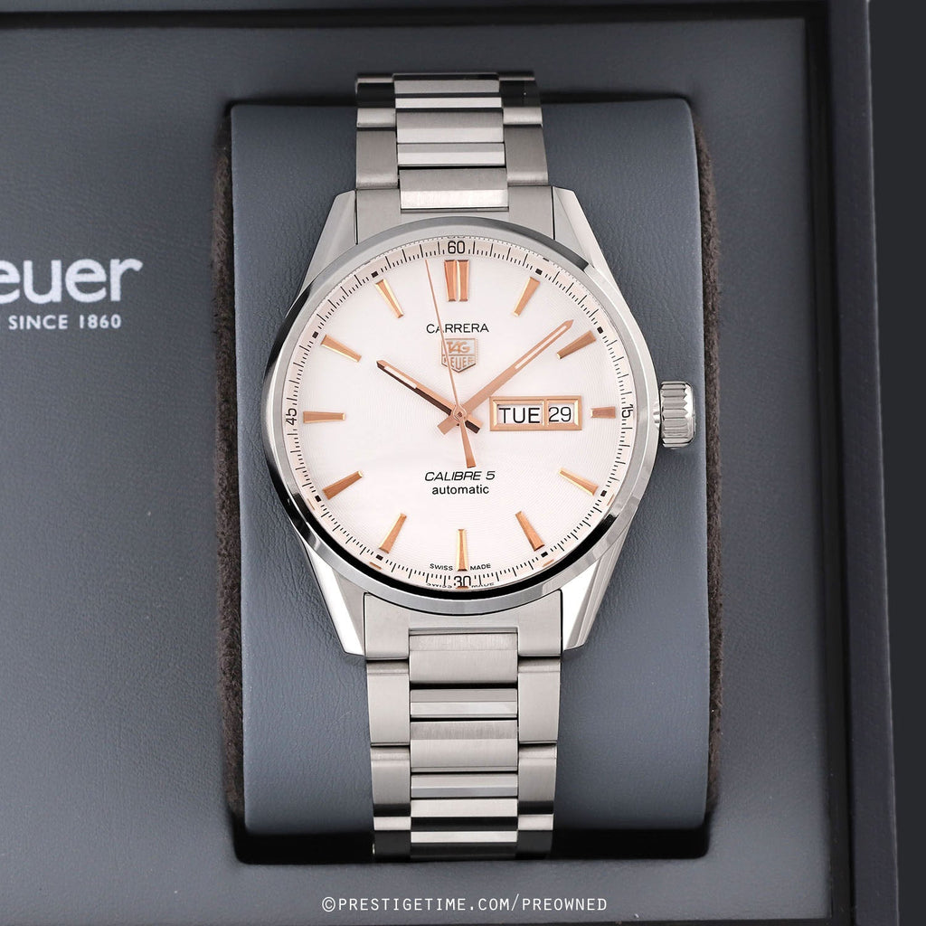 Tag Heuer Carrera White Dial Watch for Men - WAR201D.BA0723