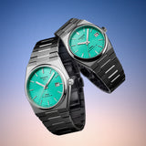 Tissot PRX Powermatic 80 Automatic Mint Green Dial Silver Steel Strap Watch for Men - T137.407.11.091.01