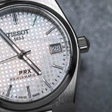 Tissot PRX Powermatic 80 White Dial Silver Steel Strap Watch for Men - T137.207.11.111.00