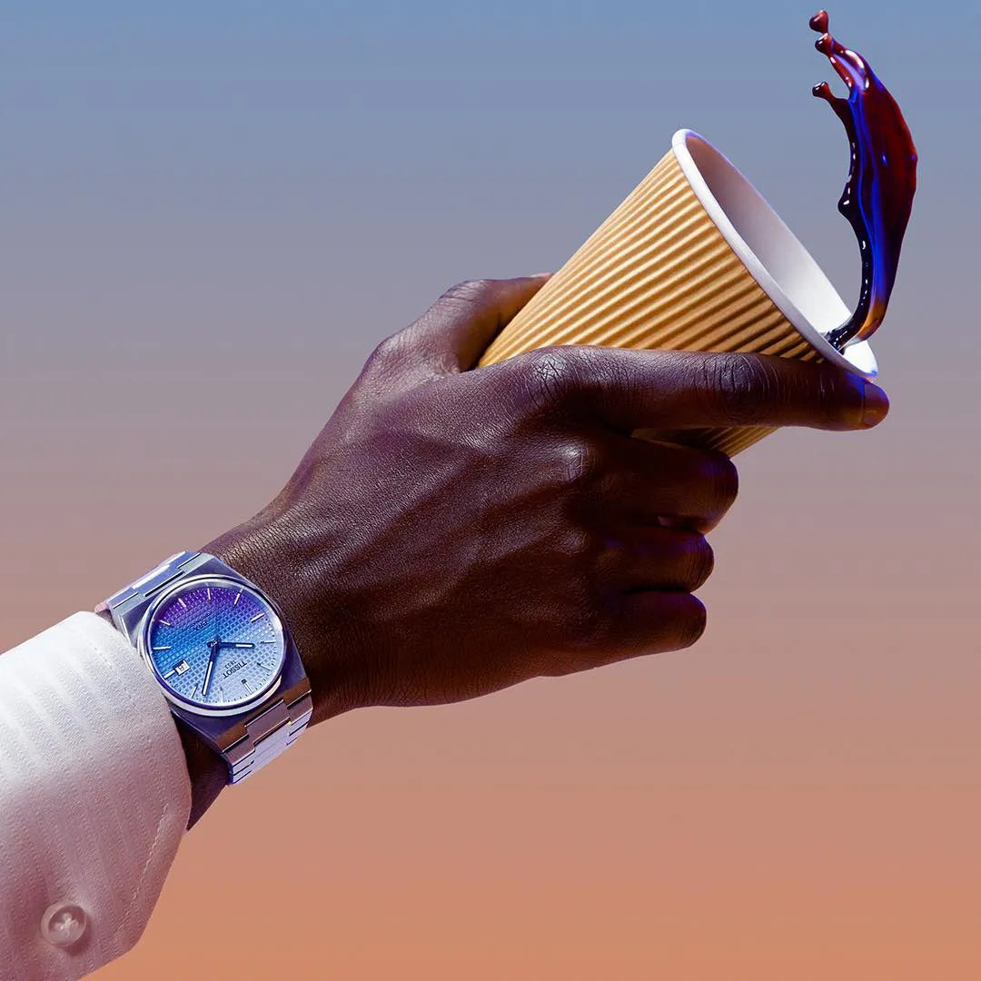 Tissot PRX Powermatic 80 Gradient Blue Dial Silver Steel Strap Watch for Men - T137.407.11.351.01