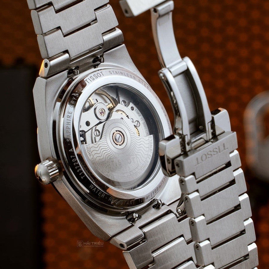 Tissot PRX Powermatic 80 White Dial Silver Steel Strap Watch for Men - T137.207.11.111.00