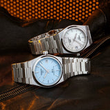 Tissot PRX Powermatic 80 White Dial Silver Steel Strap Watch for Men - T137.207.11.111.00