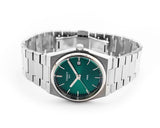 Tissot PRX Green Dial Silver Steel Strap Watch For Men - T137.410.11.091.00