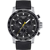 Tissot Supersport Chrono Black Dial Black Nylon Strap Watch for Men - T125.617.17.051.02