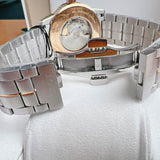 Tissot T Classic Luxury Powermatic 80 Black Dial Silver Steel Strap Watch For Men - T086.407.22.067.00