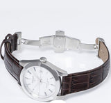 Tissot Gentleman Powermatic 80 Silicium Silver Dial Brown Leather Strap Watch For Men - T127.407.16.031.01