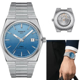 Tissot PRX Powermatic 80 Gradient Blue Dial Silver Steel Strap Watch for Men - T137.407.11.351.01