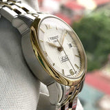 Tissot Le Locle Automatic Small Lady White Dial Two Tone Steel Strap Watch For Women - T41.2.183.34