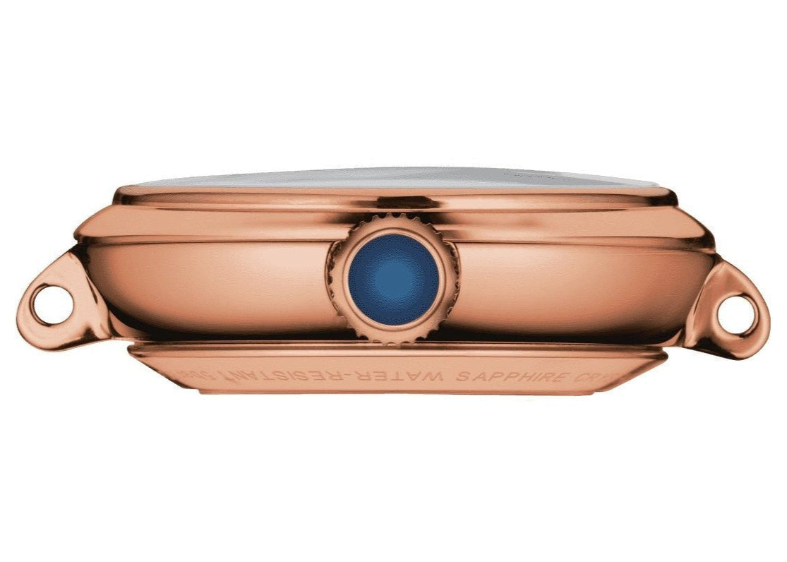 Tissot Bellissima Automatic Silver Dial Brown Leather Strap Watch For Women - T126.207.36.013.00