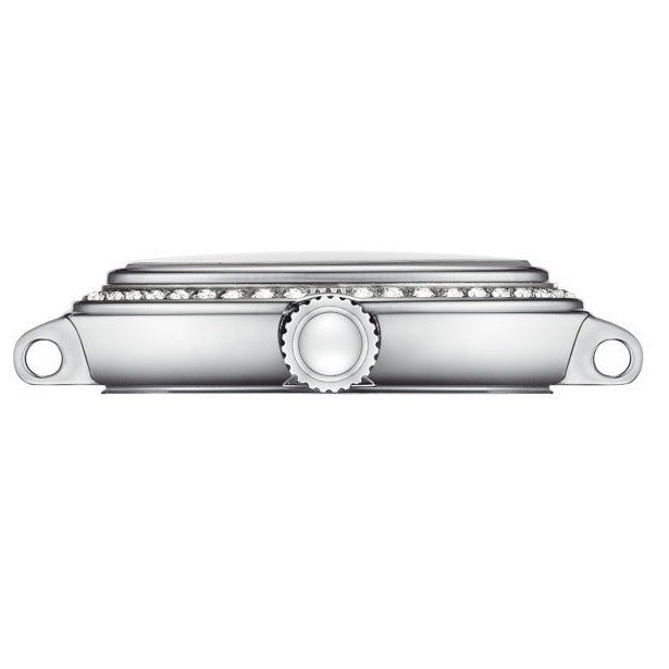 Tissot Bellissima Small Lady Diamonds Silver Dial Silver Steel Strap Watch For Women - T126.010.61.113.00