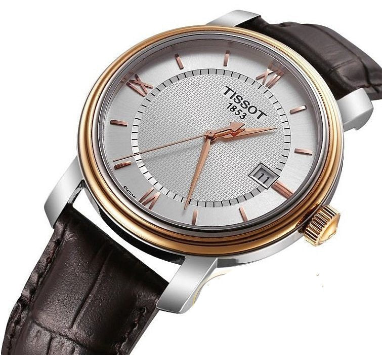 Tissot T Classic Bridgeport Silver Dial Watch For Men - T097.410.26.038.00