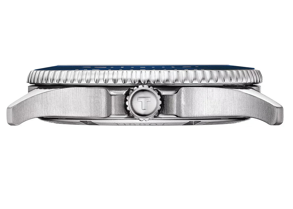 Tissot Seastar 1000 Blue Dial Silver Steel Strap Watch For Men - T120.410.11.041.00