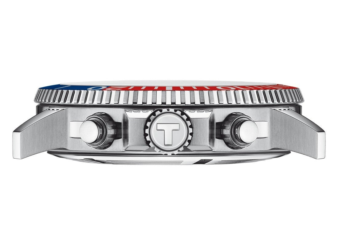 Tissot Seastar 1000 Chronograph Blue Dial Silver Steel Strap Watch For Men - T120.417.11.041.03