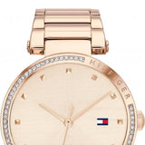 Tommy Hilfiger Lynn Quartz Rose Gold Dial Rose Gold Steel Strap Watch For Women - 1782237