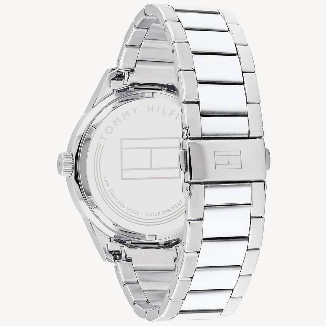 Tommy Hilfiger Austin Blue Dial Silver Steel Strap Watch for Men - 1791640