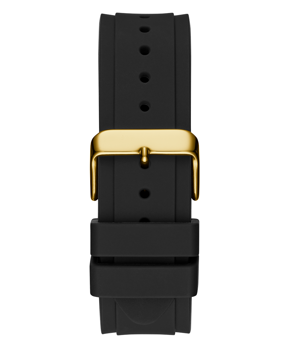 Guess Fame Quartz Black Dial Black Leather Strap Watch For Women - GW0504L5