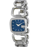 Gucci G Gucci Blue Dial Silver Steel Strap Watch For Women - YA125508