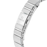 Omega Constellation Manhattan Quartz Diamonds Blue Dial Silver Steel Strap Watch for Women - 131.10.25.60.53.001