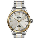 Tudor Style Automatic Silver Dial Two Tone Steel Strap Watch for Men - M12713-0003