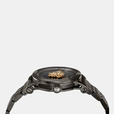 Versace Palazzo Empire Quartz Black Dial Black Steel Strap Watch For Men - VEDB00518