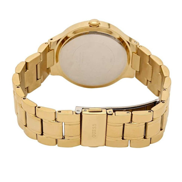 Guess Madison Diamonds Gold Dial Gold Steel Strap Watch for Women - W0637L2