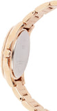 Guess Sassy Quartz White Dial Rose Gold Steel Strap Watch For Women - W0705L3