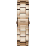 Guess G-Twist Rose Gold Dial Rose Gold Steel Strap Watch for Women - W1082L3