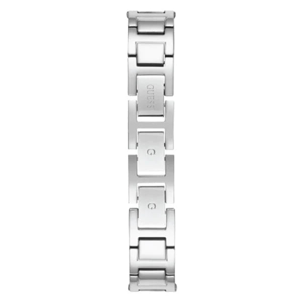 Guess Whisper Silver Dial Silver Mesh Bracelet Watch for Women - W1084L1