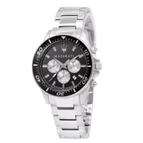 Maserati SFIDA Chronograph Black Dial Silver Steel Strap Watch For Men - R8873640004