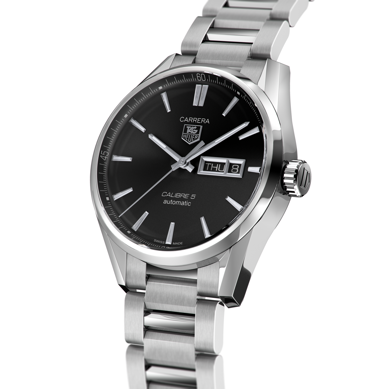 Tag Heuer Carrera Black Dial Watch for Men - WAR201A.BA0723