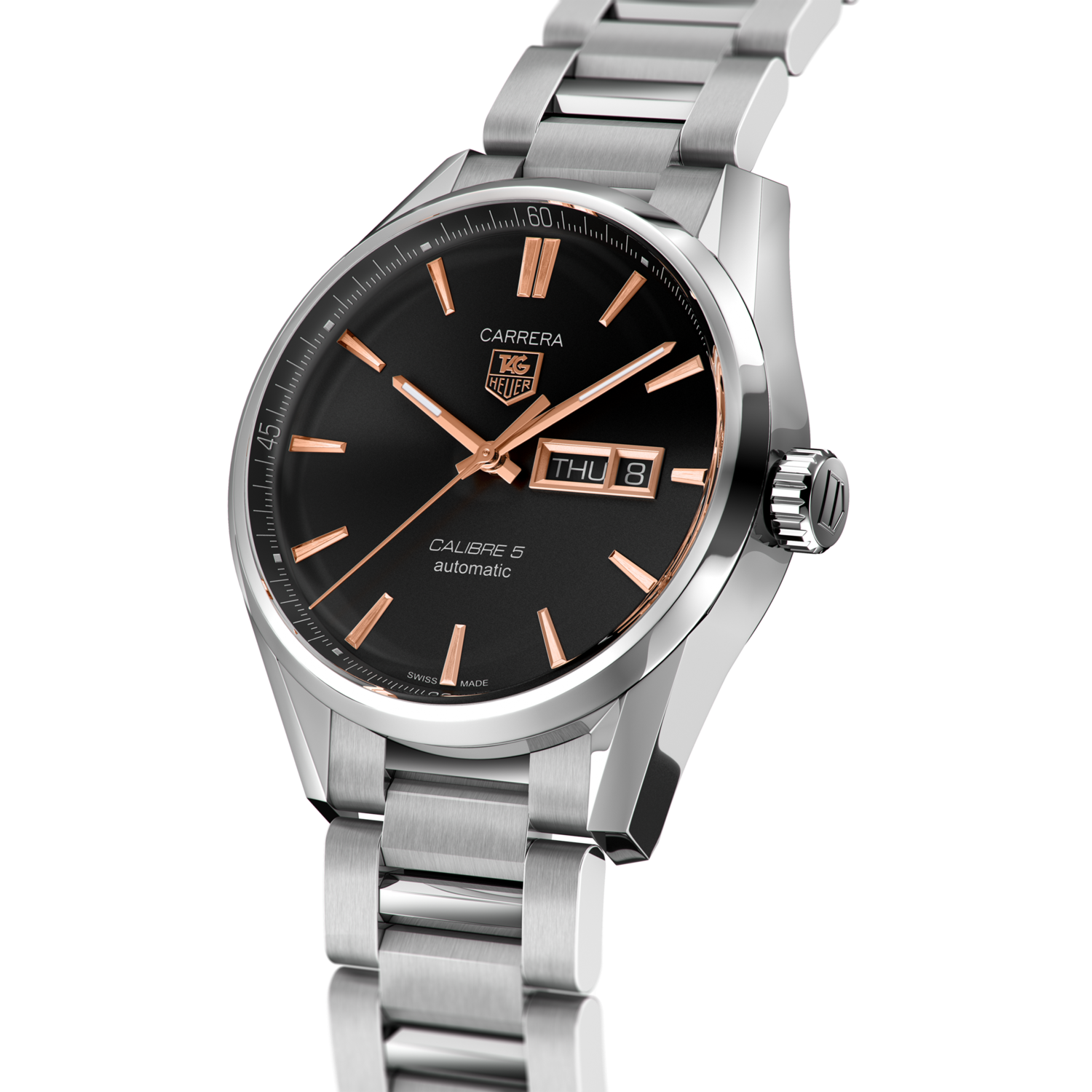 Tag Heuer Carrera Black Dial Watch for Men - WAR201C.BA0723