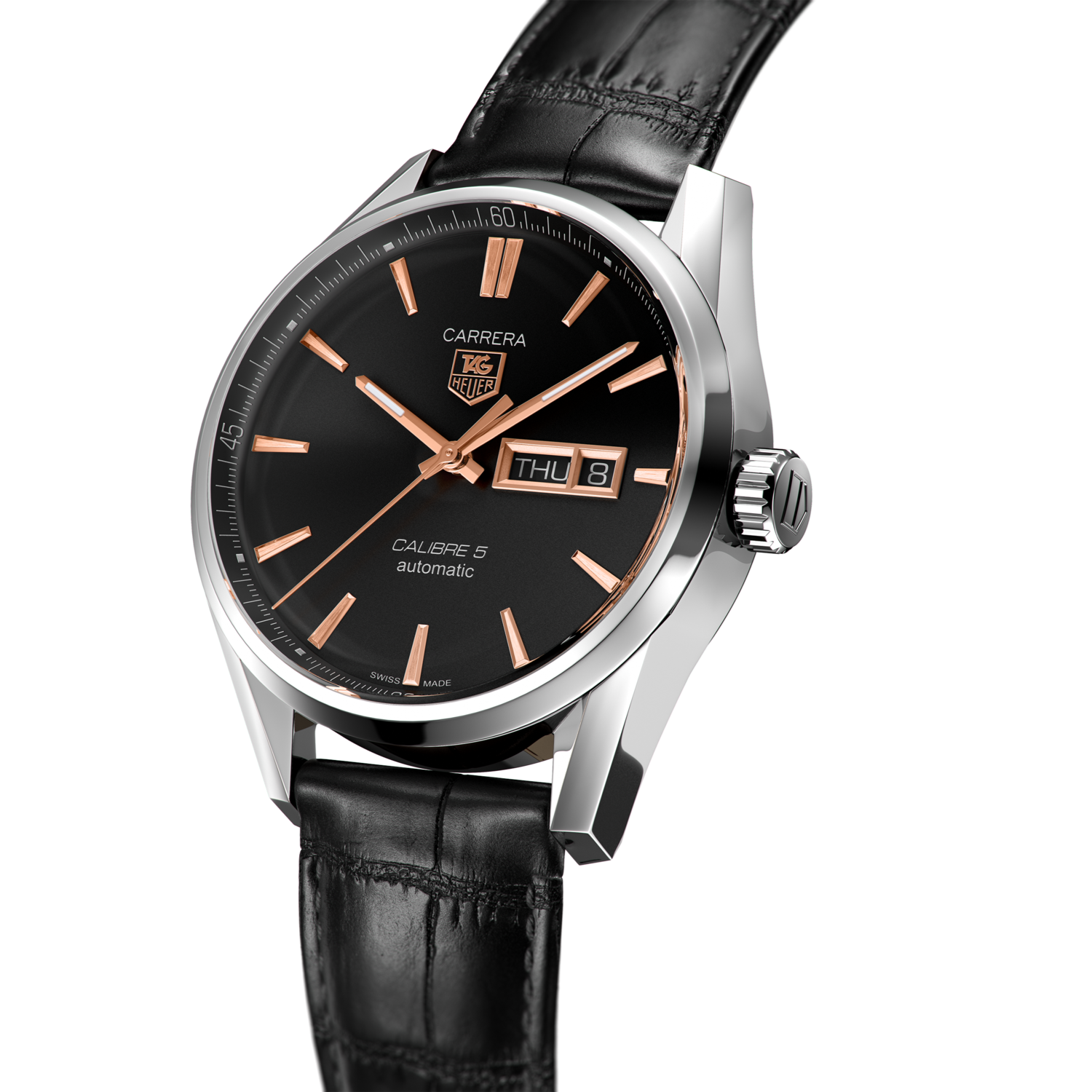 Tag Heuer Carrera Black Dial Watch for Men - WAR201C.FC6266