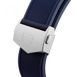 Tag Heuer Aquaracer Quartz Blue Dial Blue Rubber Strap Watch for Men - WAY101C.FC6153