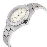 Tag Heuer Aquaracer Quartz White Dial Silver Steel Strap Watch for Men - WAY1111.BA0928