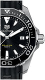 Tag Heuer Aquaracer Black Dial Black Rubber Strap Watch for Men - WAY111A.FT6151