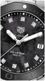 Tag Heuer Aquaracer Quartz Black Dial Silver Steel Strap Watch for Women - WAY131M.BA0748