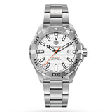 Tag Heuer Aquaracer Calibre 5 Automatic White Dial Silver Steel Strap Watch for Men - WAY2013.BA0927