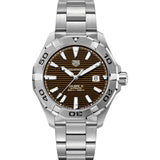 Tag Heuer Aquaracer Sunray Brown Dial Watch for Men - WAY2018.BA0927