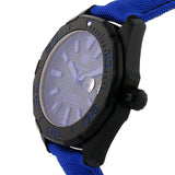 Tag Heuer Aquaracer Calibre 5 Automatic Titanium Blue Dial Blue Nylon Strap Watch for Gents - WAY208B.FC6382