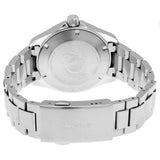 Tag Heuer Aquaracer Quartz Black Dial Silver Steel Strap Watch for Men - WAY101A.BA0746